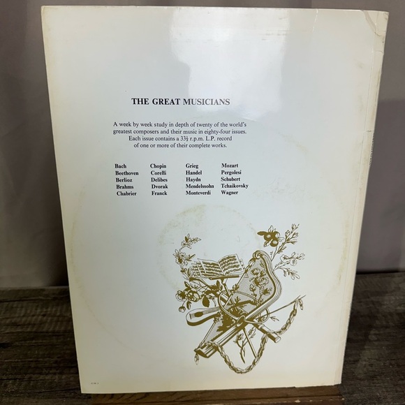 VTG "The Great Musicians: Brahms (Part One)" Book & Vinyl Record Violin Concerto - Picture 8 of 8